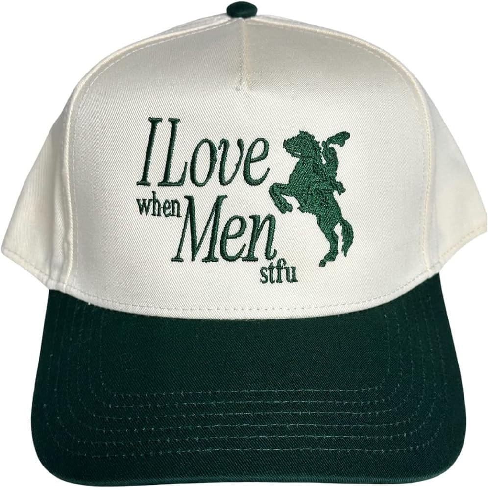 I Love Men Vintage Trucker Hat Cream | Amazon (US)