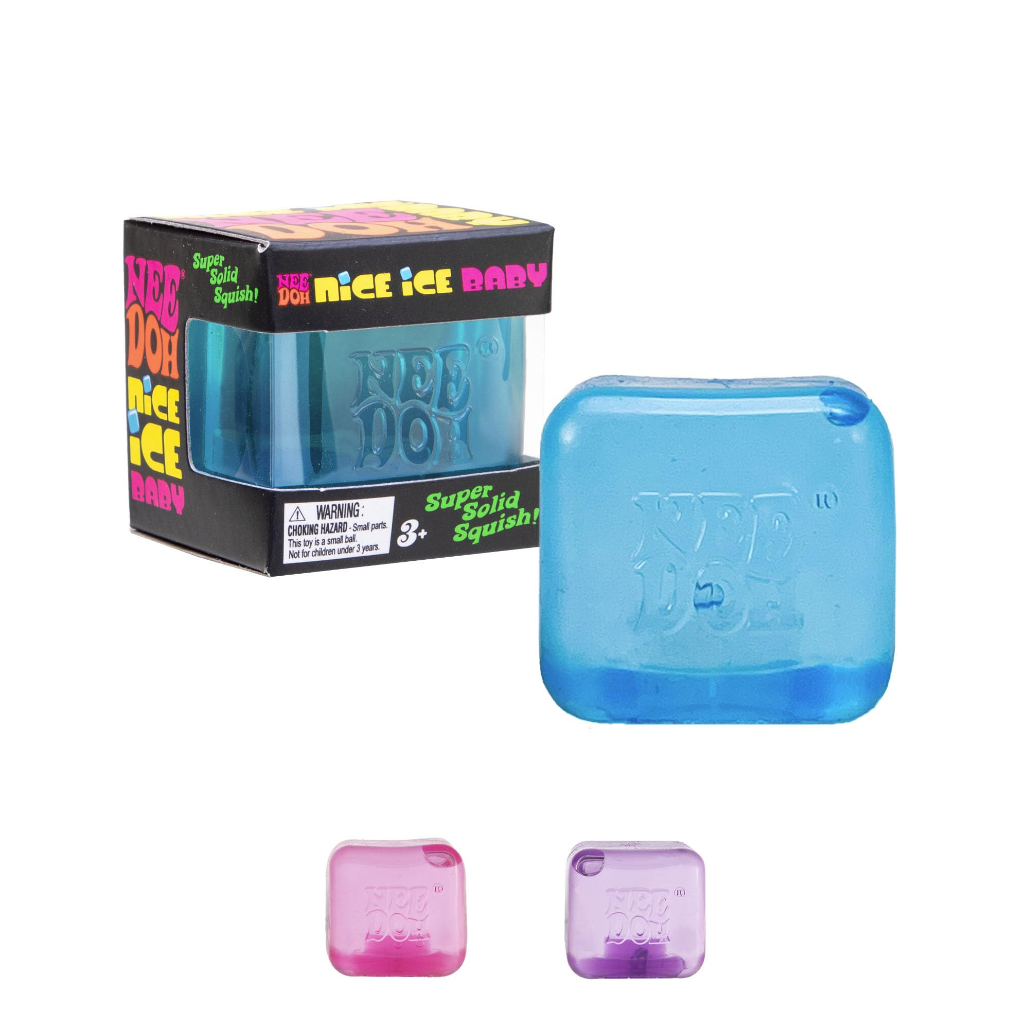 Schylling NeeDoh Nice Ice Baby - Sensory Squeeze Toy - Super Solid Squish - 1.25" Wide - Color Ma... | Amazon (US)