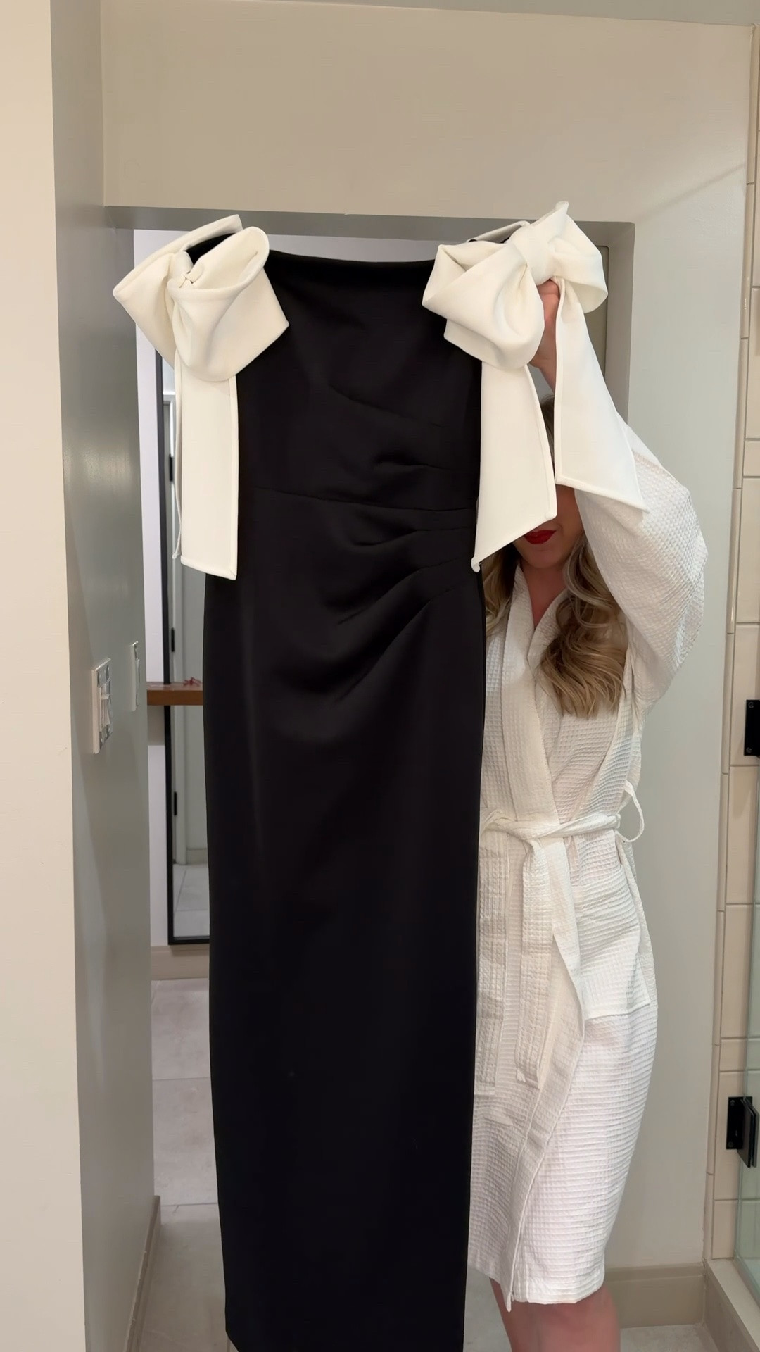 Bow holiday dress from Amazon