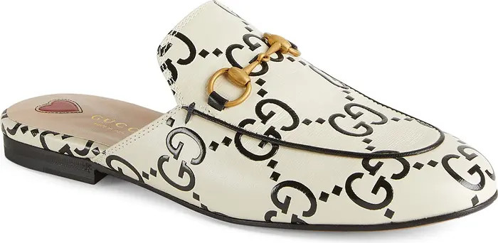 Gucci Princetown GG Logo Horsebit Mule | Nordstrom | Nordstrom