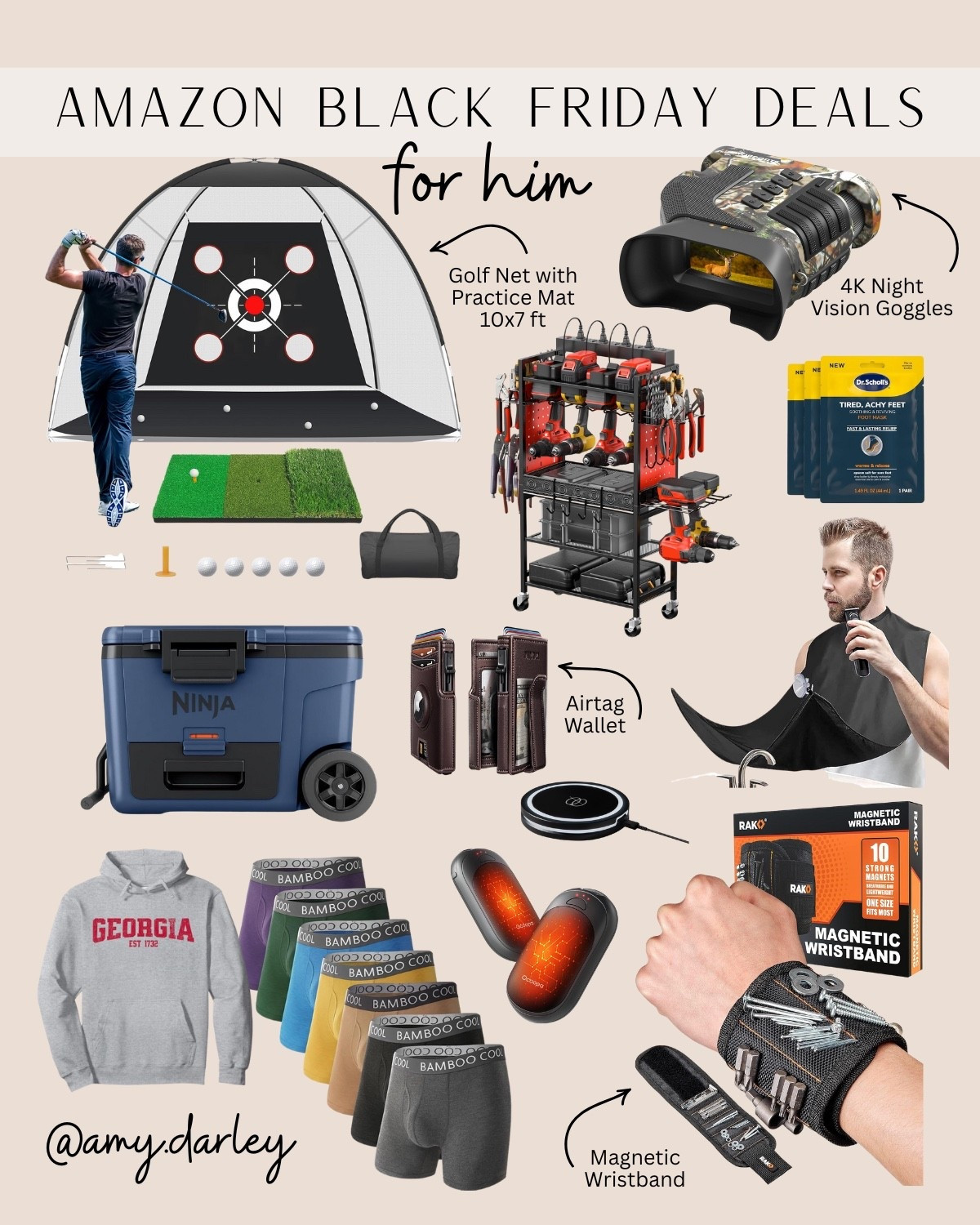 Amazon Black Friday deals for him are SO good this year. Gifts he’ll actually use and love. Golf, tools, gadgets, cozy finds, and more. Linking everything for you. 🖤✨

#ad #founditonAmazon @amazon

#AmazonBlackFriday #GiftsForHim #GiftGuideForHim #HolidayDeals #AmazonFinds #BlackFriday2025 

#LTKHoliday