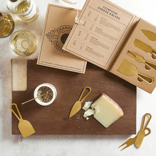 Wood + Brass Charcuterie Board - FINAL SALE | Ada + East