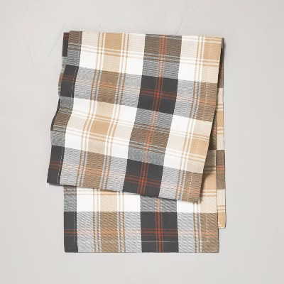 Fall Tartan Plaid Table Runner - Hearth & Hand™ with Magnolia | Target