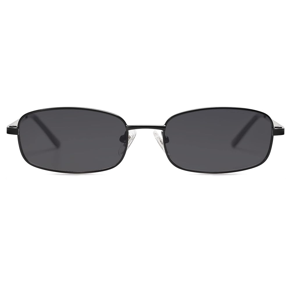 SOJOS Trendy Small Y2k Rectangle Sunglasses Womens Mens, Retro Narrow Chic Thin Skinny Sunnies SJ... | Amazon (US)