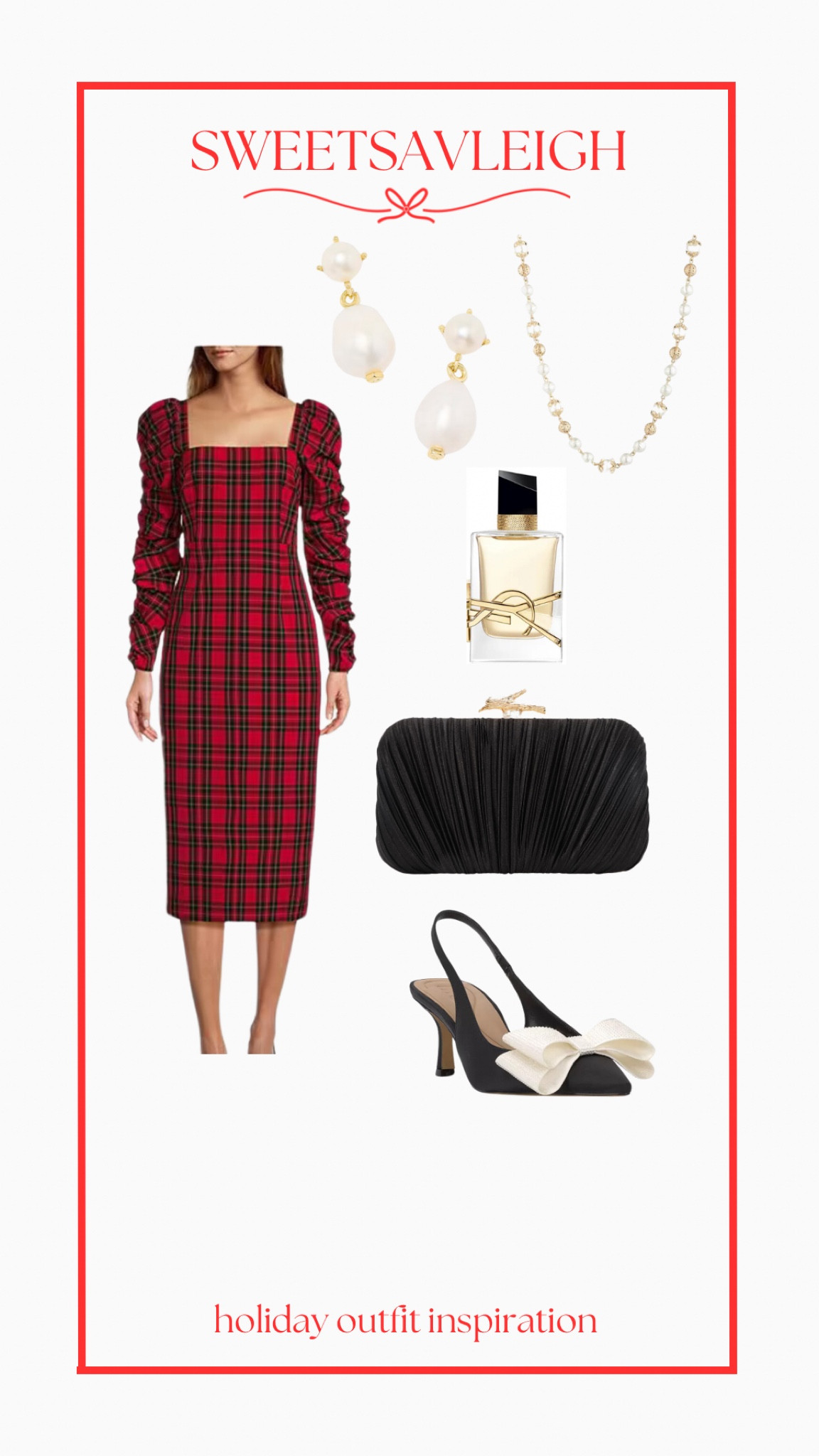 Holiday outfit idea! Tartan dress, Christmas dress, midi dress, holiday party outfit, holiday outfit, bow heels 

#LTKHoliday #LTKSeasonal #LTKStyleTip