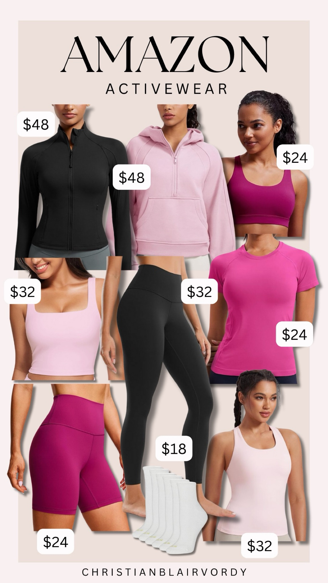 The best Amazon activewear; CRZ yoga; under $50

#christianblairvordy

#workout #fitness #active #leggings #amazon #tops 

#LTKFindsUnder50 #LTKActive #LTKFitness