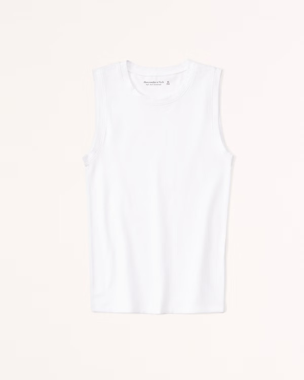 Essential Tuckable Crew Tank | Abercrombie & Fitch (US)