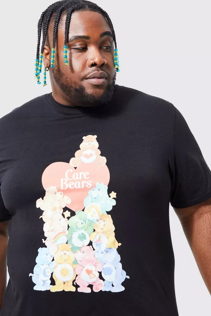 Plus Care Bears License T-shirt | Boohoo.com (US & CA)