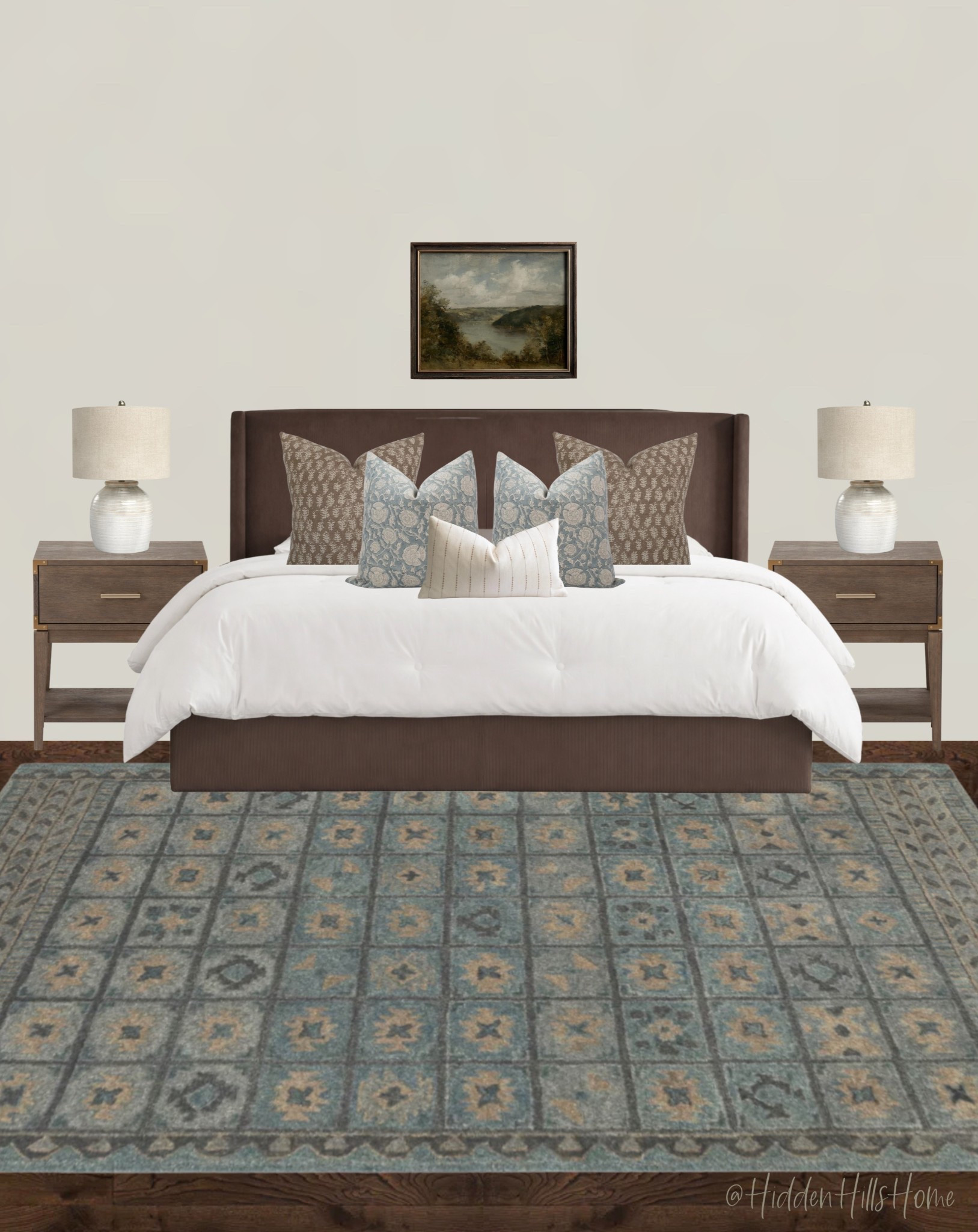 Bedroom decor mood board, bedroom inspiration, bedding, home decor ideas, nightstands, bedroom rug, cozy bedroom design

#LTKSeasonal #LTKSaleAlert #LTKHome