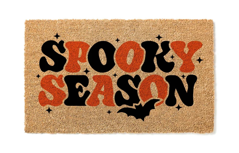 Spooky Season Halloween Door Mat | Funny Doormat | Welcome Mat | Funny Door Mat | Fall Autumn Dec... | Etsy (US)