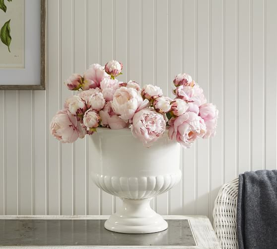 Silas Pedestal Clay Bowl | Pottery Barn (US)