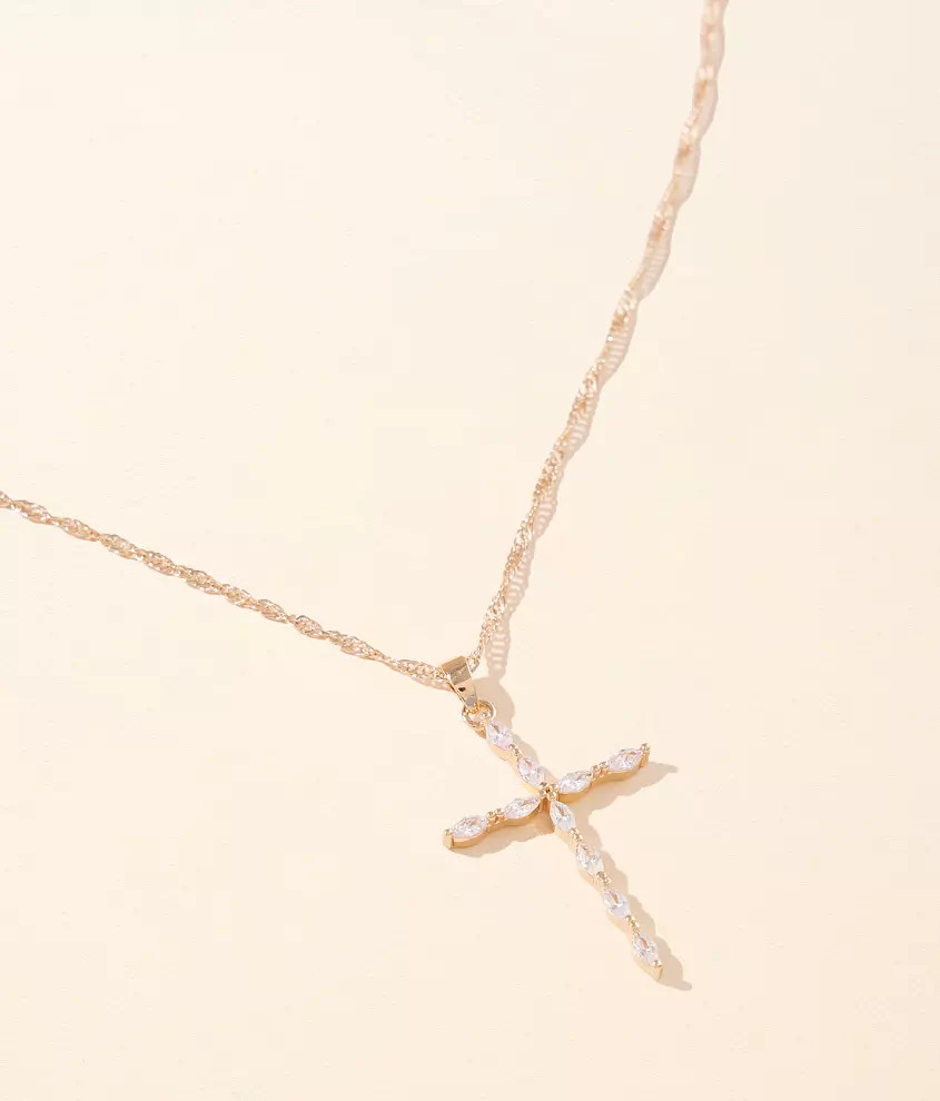 Glitz Cross Necklace | Buckle