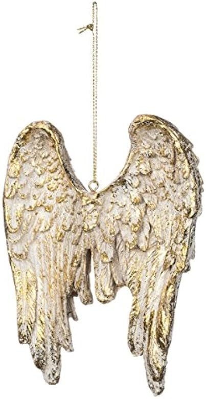 Sullivans 5" Angel Wings Remembrance Ornament Gilded Gold Tone Finish | Amazon (US)