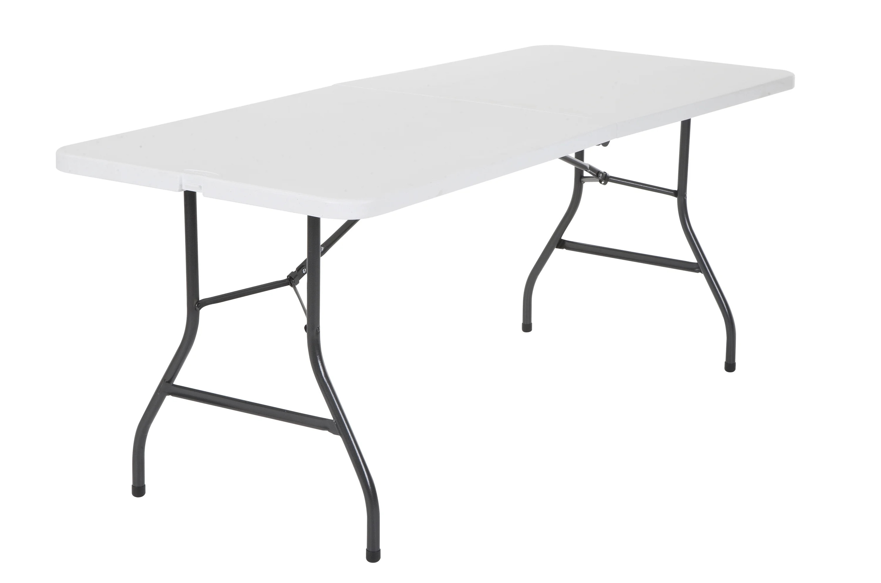 Cosco 6 Foot Centerfold Folding Table, White | Walmart (US)