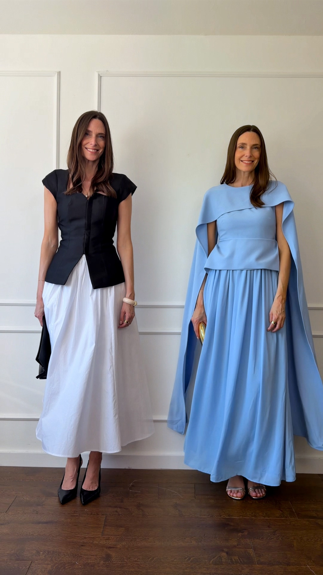 Sizing info:
Black cut-out waistcoat, UK 8
Long white skirt, small
Blue dress, UK 8 
White dress, XS
Red dress, UK 8
Black cape dress UK 8 (this is generously sized)
Cream and red long-sleeved dress, UK 10
Long brown dress, small
Blue dress, UK 8

Wedding guest outfit, wedding guest dress, spring occasionwear, summer occasionwear

#LTKSeasonal #LTKWedding #LTKgrwm