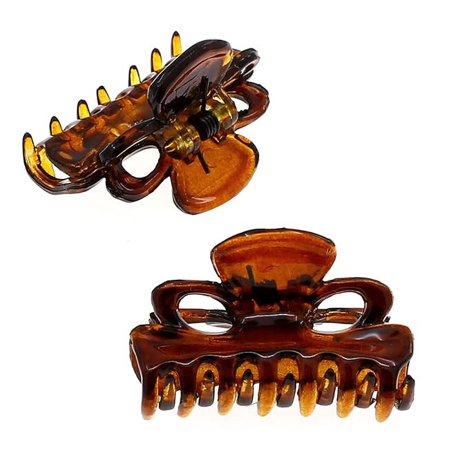 Camila Paris CP2628/2 French Hair Clips for Women, Set of 2 Small 1 inch Girls Hair Claw Clips Ja... | Amazon (US)