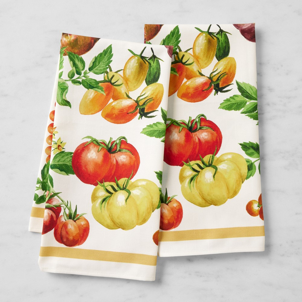 Tomato Tea Towels, Set of 2 | Williams-Sonoma