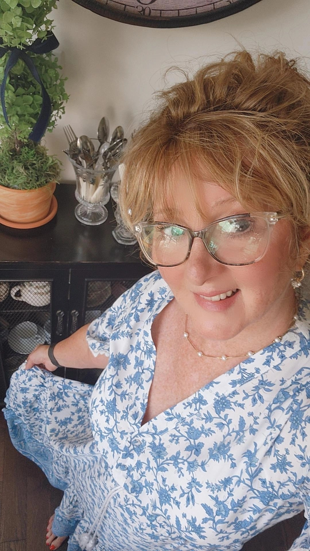 Pretty Summer Dress! Perfect for weddings, Sundays, bridal shower or any summer event. It's lightweight, soft in the prettiest blue and white floral pattern!#summerdress #ootd

#LTKSaleAlert #LTKgrwm #LTKootd