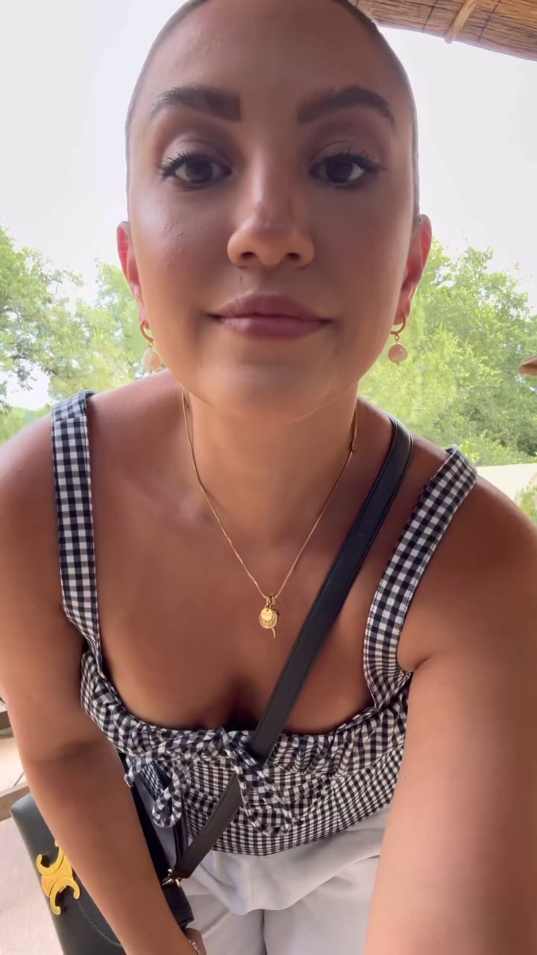 reply “shop” for the 🔗s!

this was the perfect lightweight but put together outfit for the heat🤌🏼pro tip: HAIR UP ALWAYS🥵😂