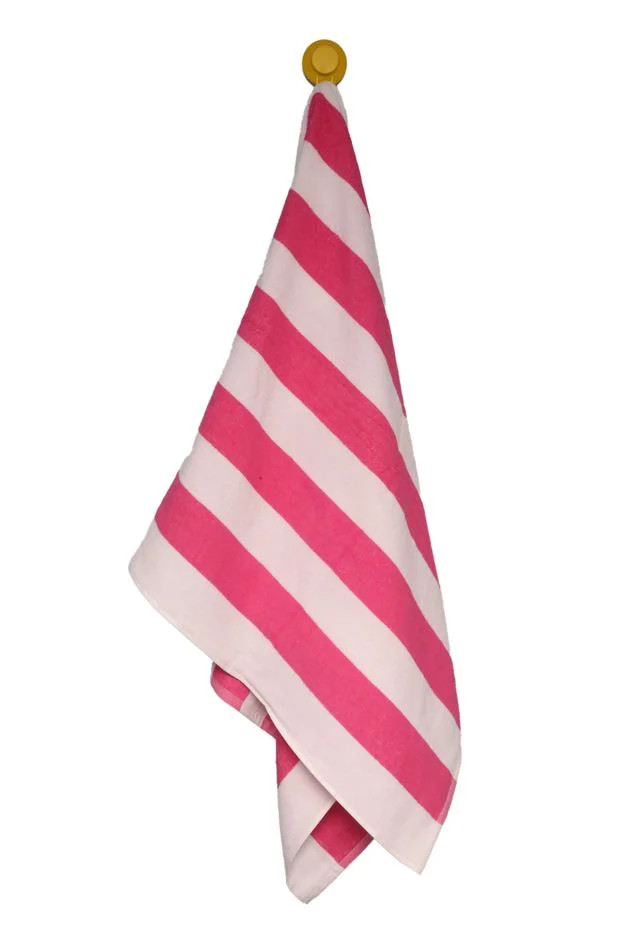 Mainstays Cabana Beach Towel, Size 28" x 58", Pink | Walmart (US)