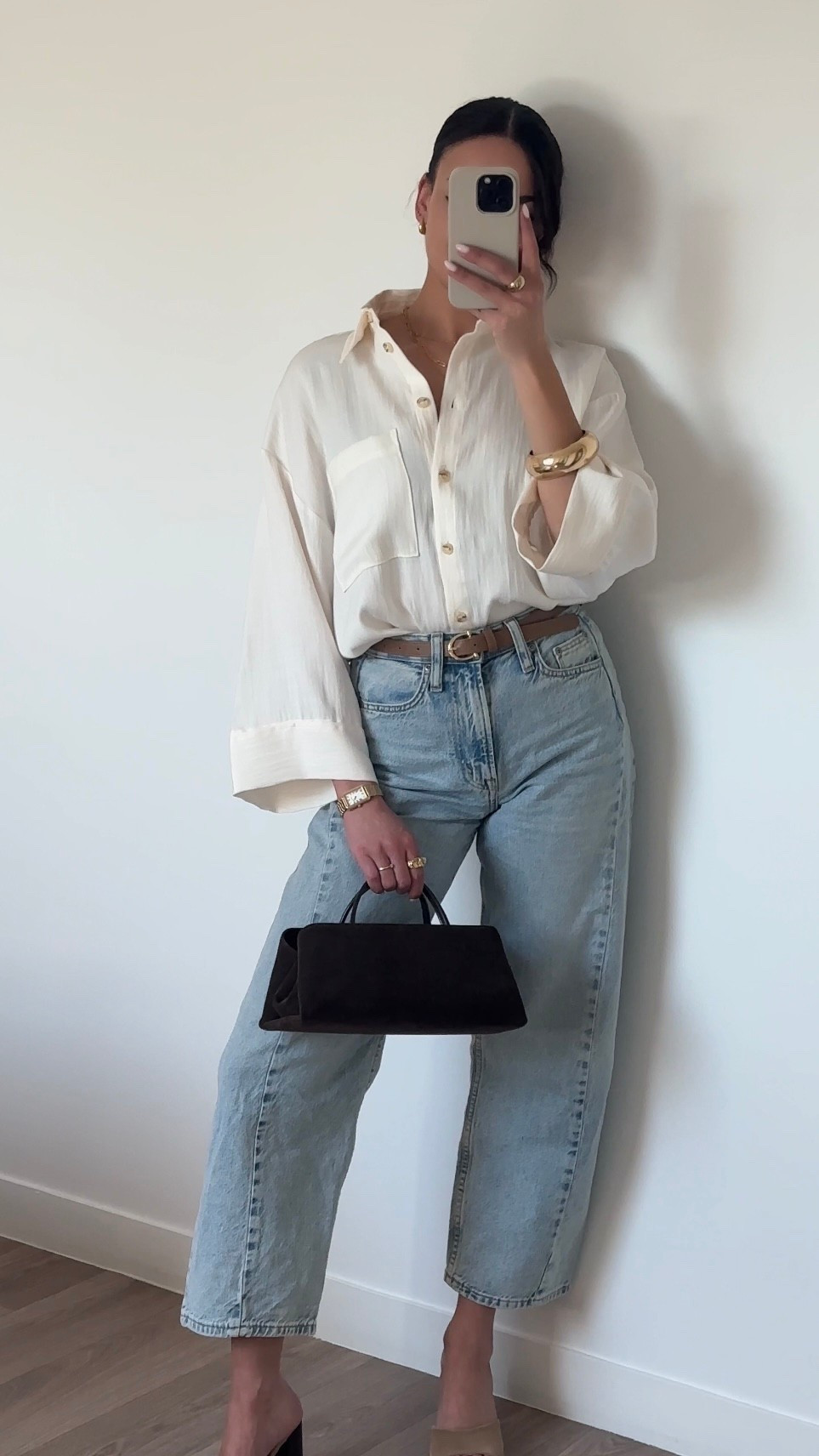 🤍✨
Wearing size S for shirt 
And size 34 for jeans 

#LTKspring #LTKstyletip #LTKeurope