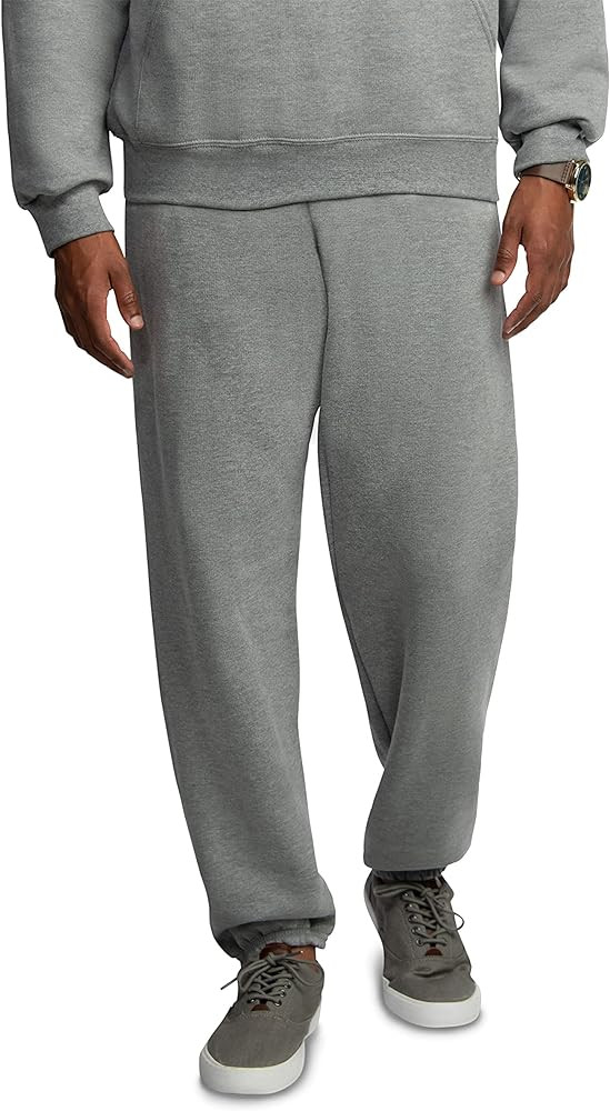 Fruit of the Loom Eversoft Fleece Elastic Bottom Sweatpants with Pockets, Relaxed Fit, Moisture W... | Amazon (US)