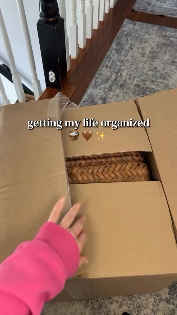 Pretty baskets make organizing so much easier! #organizedhome #storagebasket #storagehacks #homedecor #homeorganization

#LTKHome