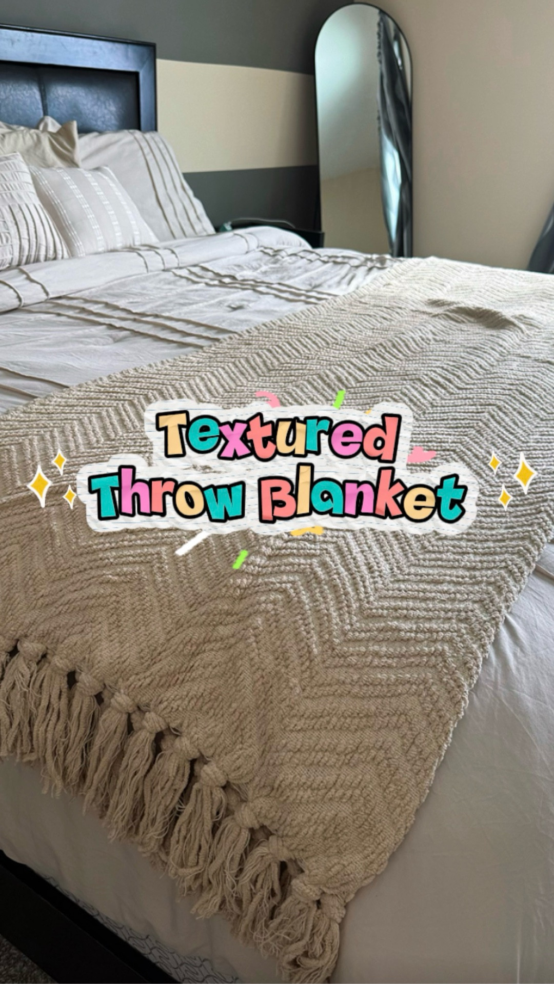 Perfect textured throw blanket for aesthetic bedding 

#LTKHome