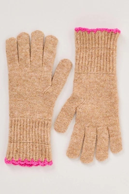 Maeve Solid Ribbed Knit Gloves | Anthropologie (US)