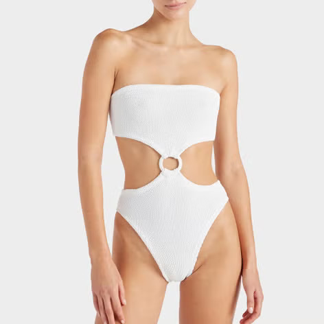 Hunza G Jerry Original Crinkle™ Swimming Costume | Coggles | Coggles (Global)