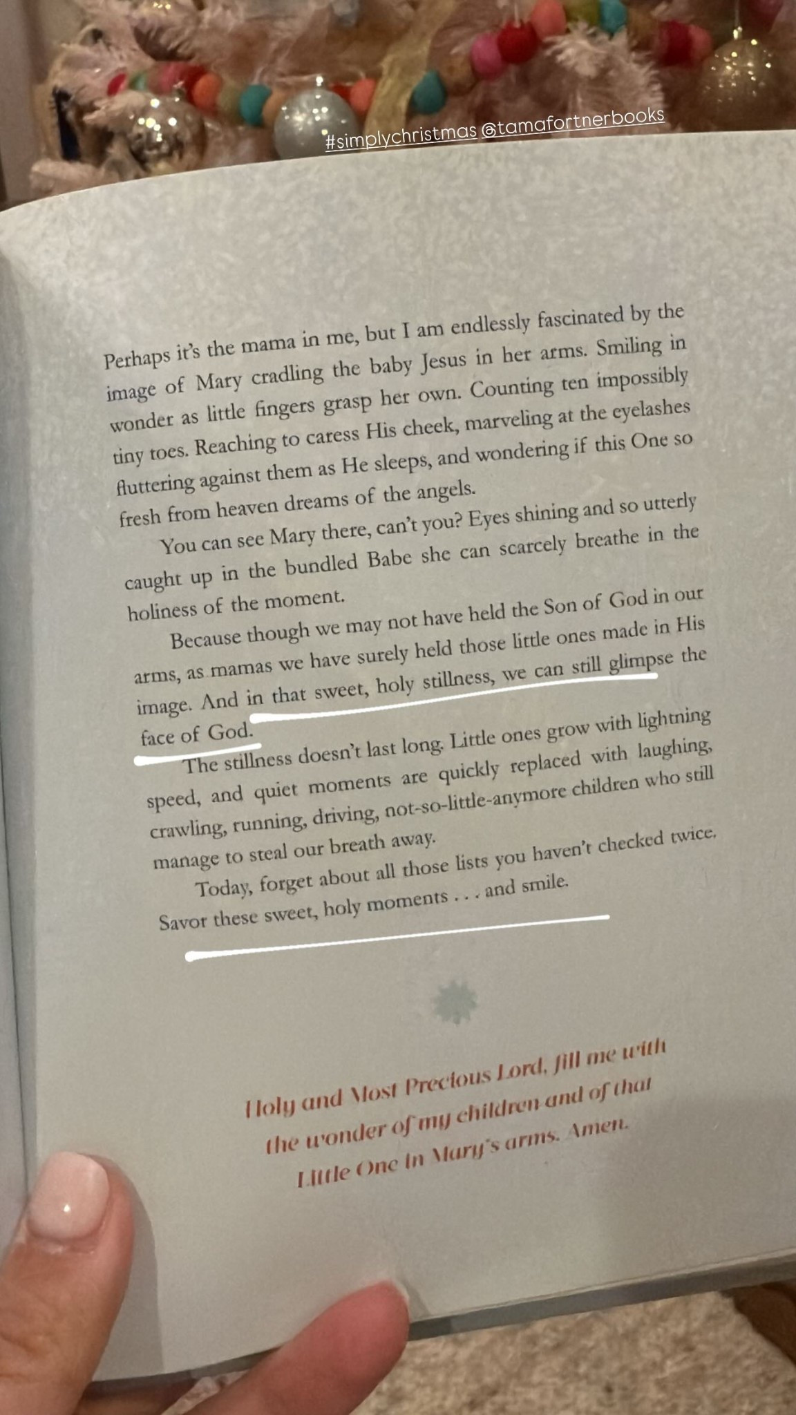 #simplychristmas @tamafortnerbooks