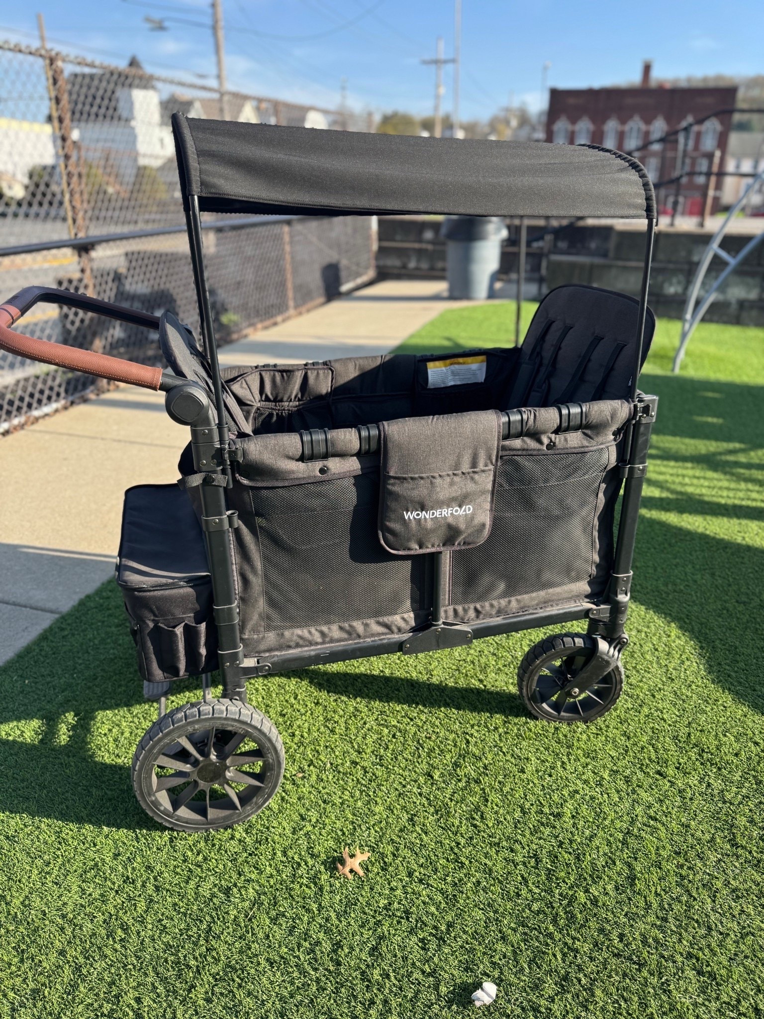 Wonderfold wagon- great if you have multiples and need lots of storage! Comes in 2 or 4 seater! However, it is a bit bulky for everyday use IMO. 

#LTKBaby #LTKKids #LTKmomlife