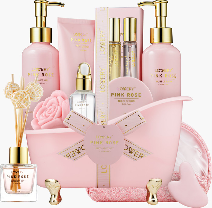 Luxury Spa Kit, 18Pc Relaxing Basket With Perfumes, Gua Sha And More | Nordstrom