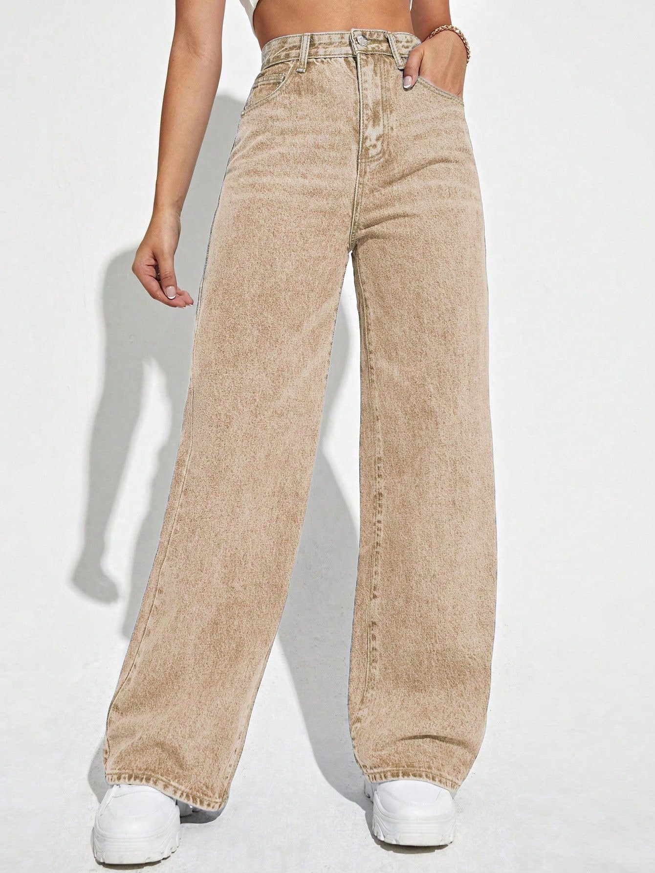 High Waist Wide Leg Jeans | SHEIN