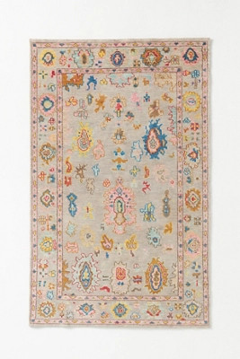 Hand-Knotted Wool Persian-Inspired Rug | Anthropologie (US)