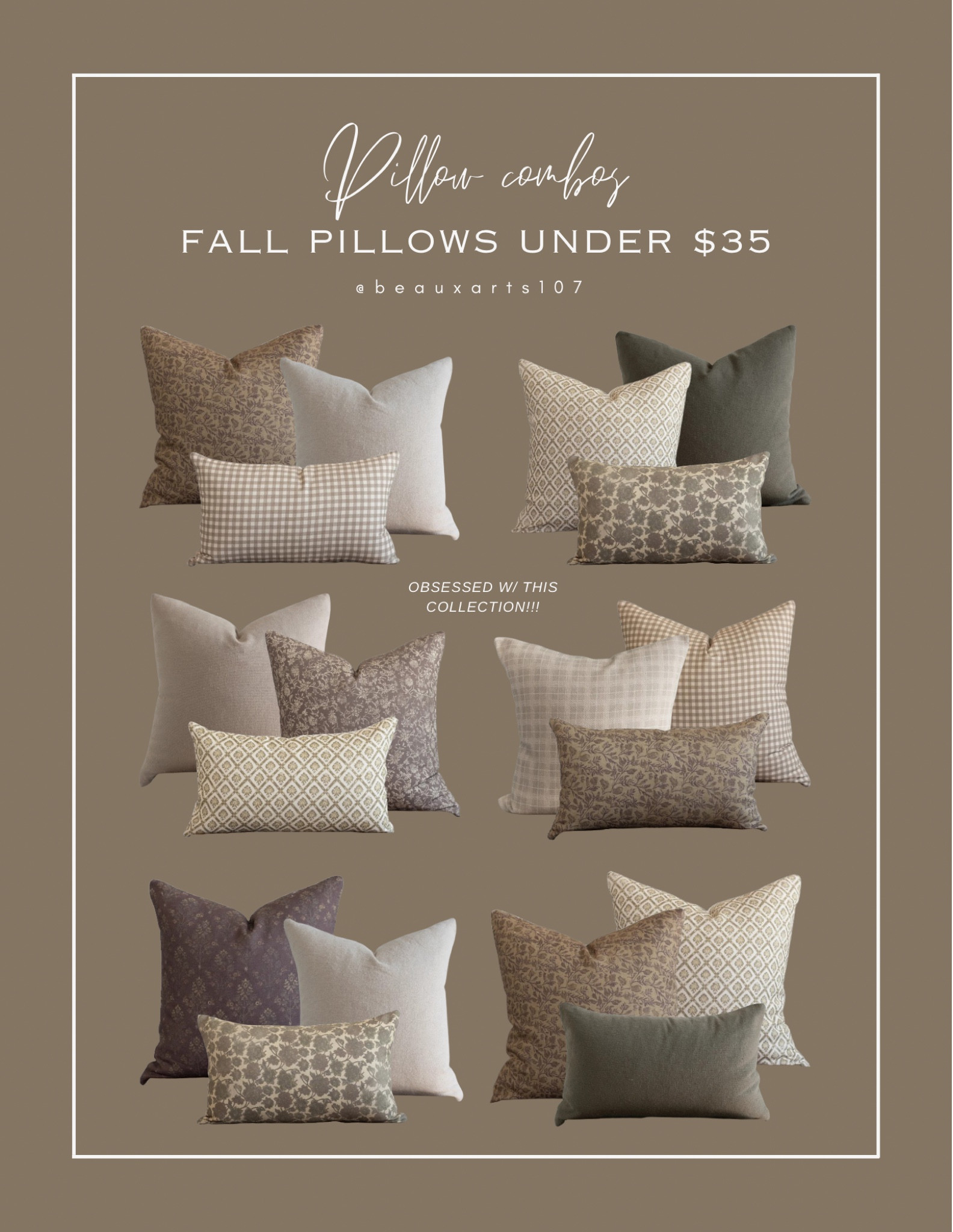 I’m obsessed with this new fall collection!! So many gorgeous and affordable pillows under $35!!!

#LTKHome #LTKSaleAlert #LTKFindsUnder50