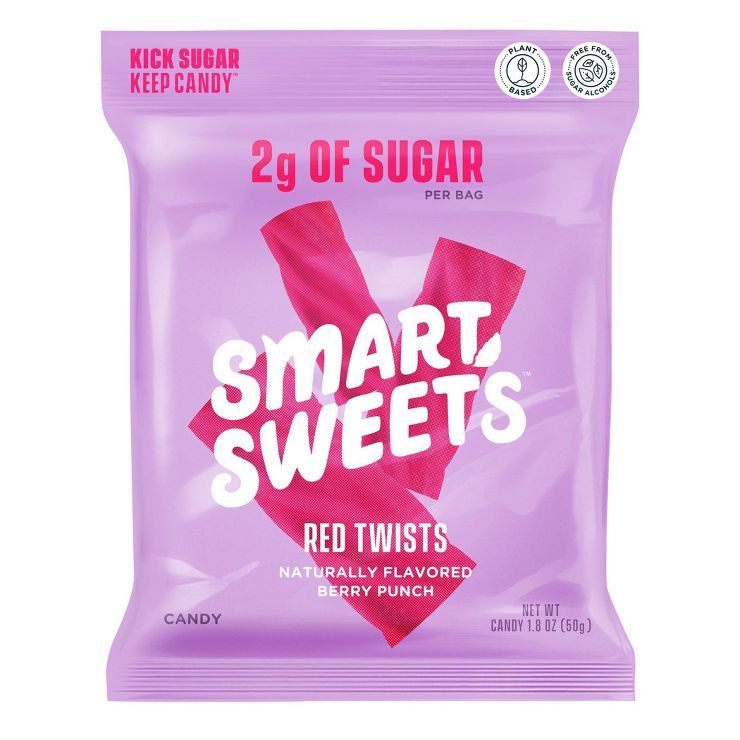 SmartSweets Red Twists, Licorice Type Candy - 1.8oz | Target