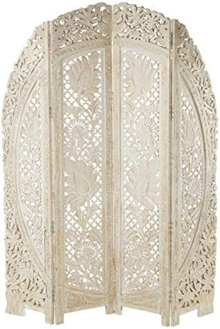 Deco 79 Room Divider Screens, Oversized, Beige | Amazon (US)