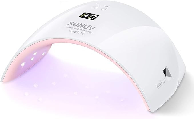 SUNUV Professionnel Lampe UV LED Séchoirs à Ongles, Grand LCD Ecran avec Capteur Automatique à... | Amazon (FR)