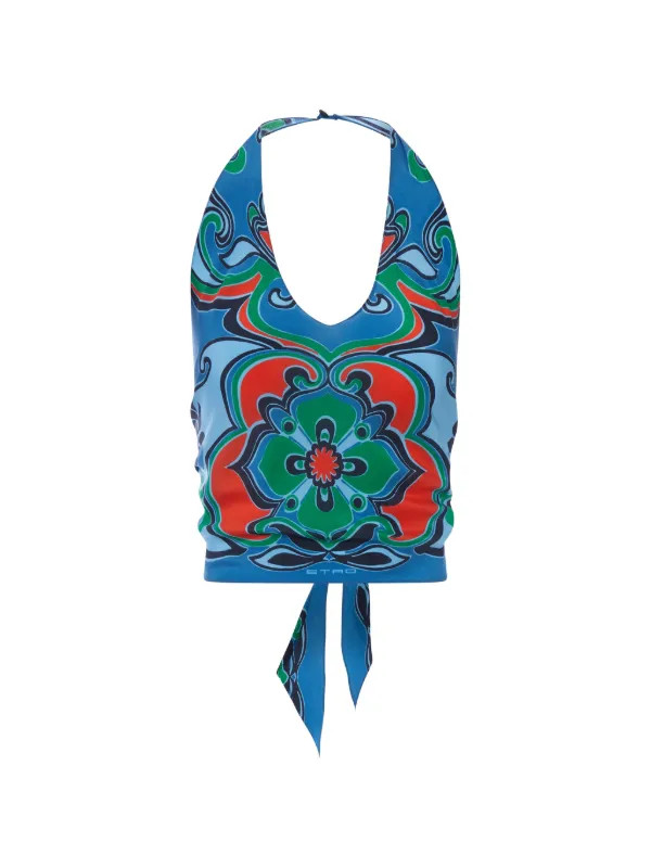 silk halter top | Farfetch Global
