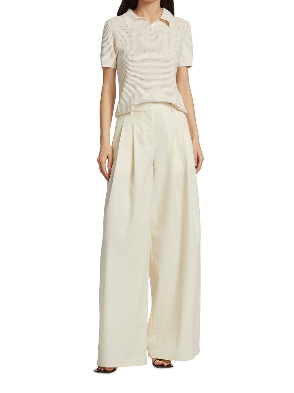 Dillon Wool Pleated-Front Pants | Saks Fifth Avenue