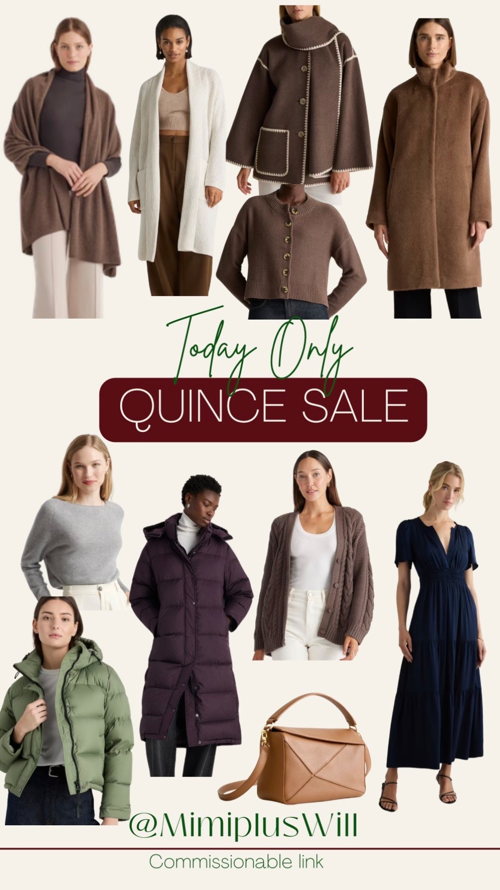 Quince sale today only!! 

Sweater | womens outfit | winter jacket | cardigan 
Follow @mimipluswill for more! 

#LTKSaleAlert #LTKFindsUnder100 #LTKPetite