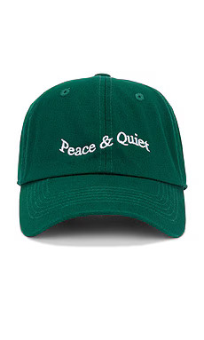 Museum of Peace and Quiet Wordmark Dad Hat in Pine from Revolve.com | Revolve Clothing (Global)