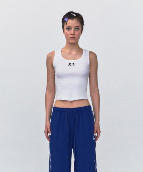 RR LOGO SHORT TANK TOP_WHITE | Musinsa Global