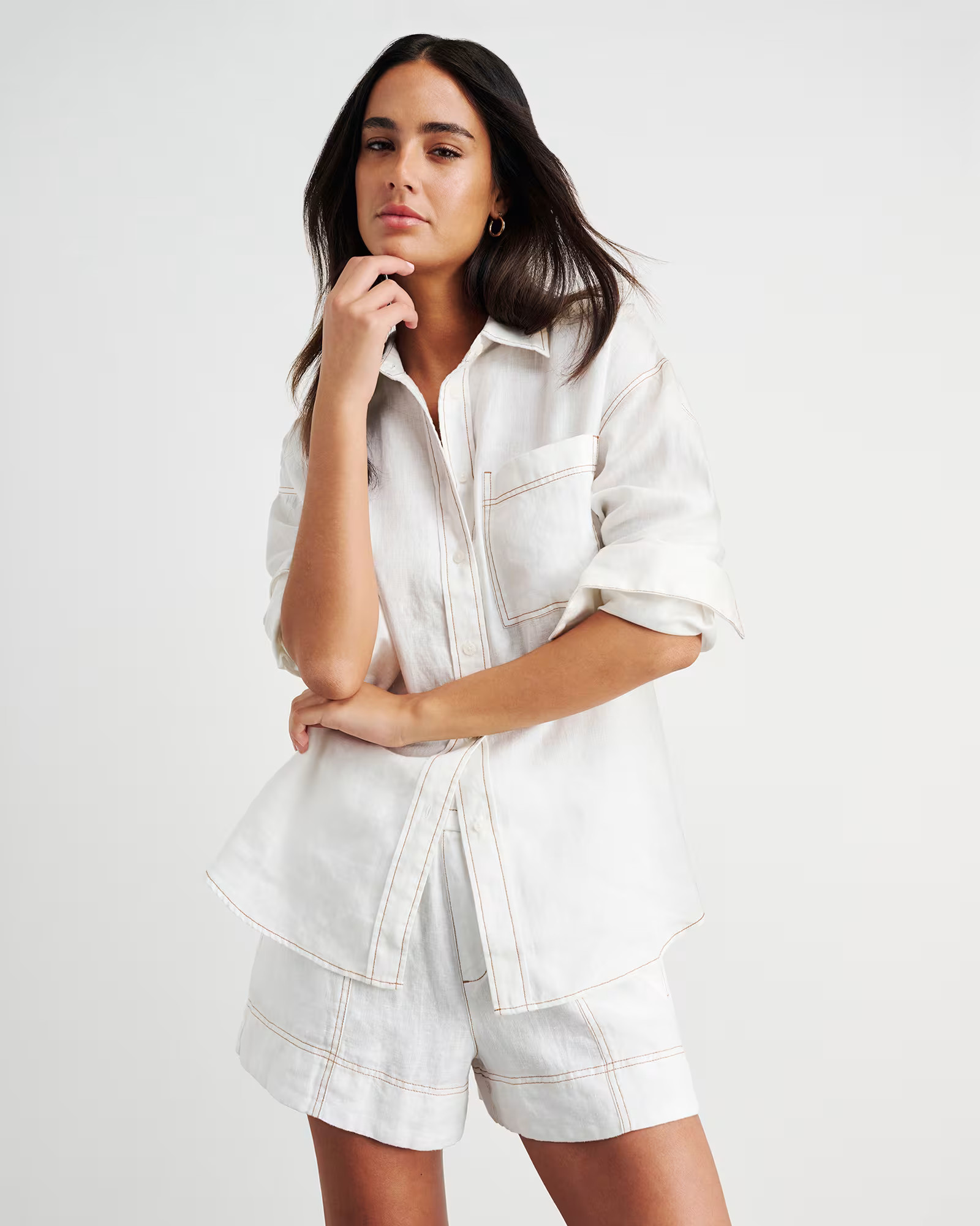 Gigi Linen Relaxed Shirt | JAG (Australia & New Zealand)