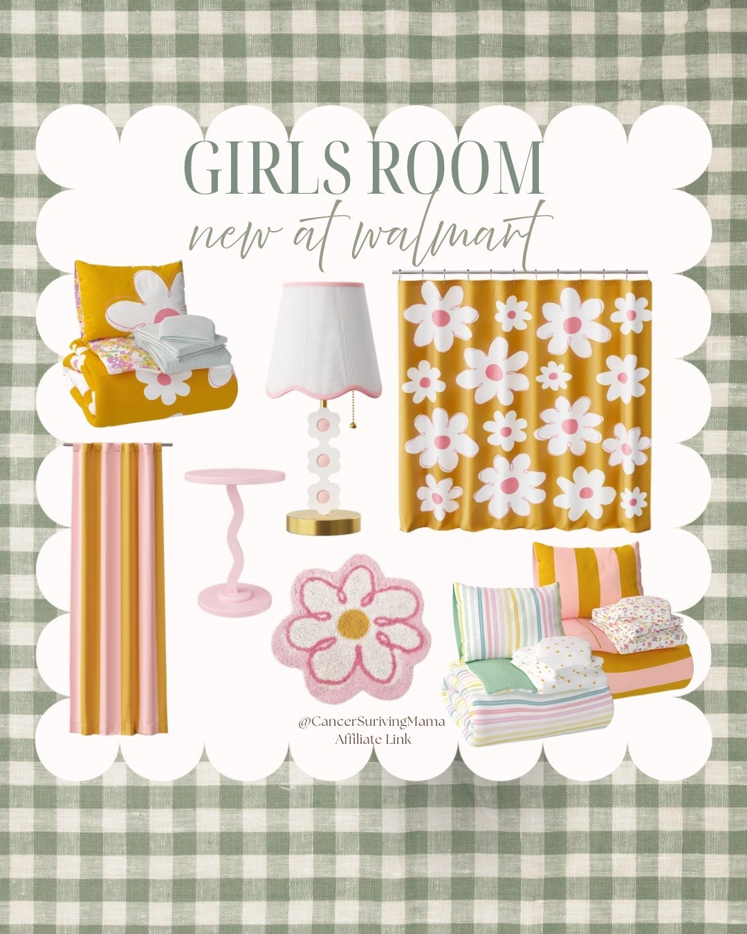the CUTEST girls room finds new at walmart 💗 floral bedding, scalloped lamps, striped curtains + the sweetest decor pieces that look boutique but are so affordable. these are already selling so fast online 👀

girls room decor, girls bedroom ideas, walmart home, kids room decor, floral bedding, pink decor, girls bathroom decor, scalloped decor, affordable kids decor, walmart finds, tween girl room, girls bedding, playful home decor, walmart kids

#LTKHome #LTKmomlife #LTKKids