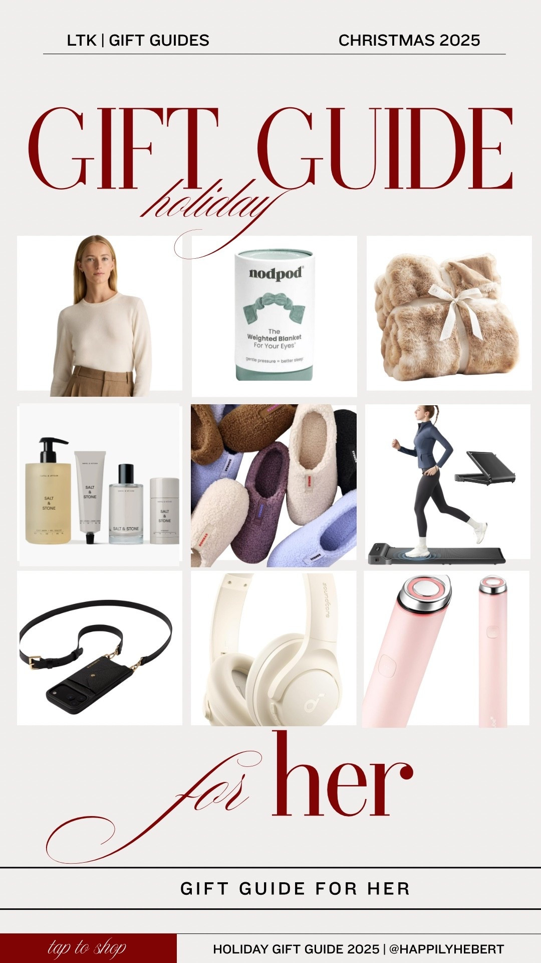 Holiday gift guide for HER
Gift ideas for all the amazing women in your life! 

#LTKselfcare #LTKGiftGuide #LTKOver40