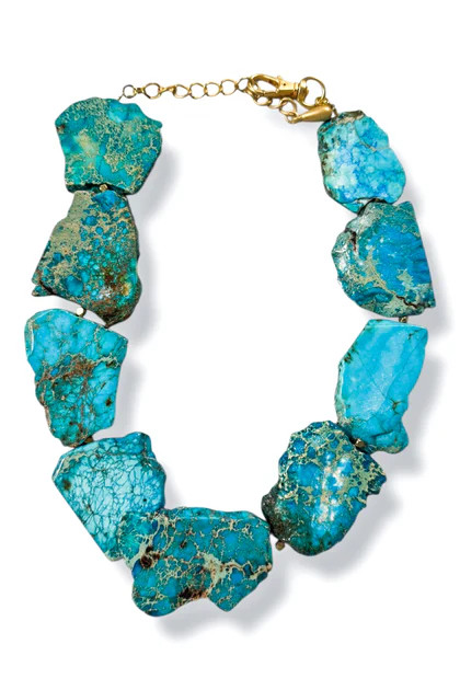 Virtue Gabby Turquoise Slab Necklace | The Willow Tree