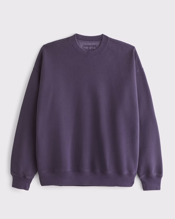 Men's Essential Crew Sweatshirt | Men's Tops | Abercrombie.com | Abercrombie & Fitch (US)