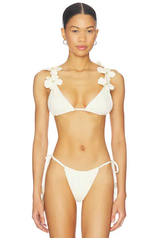 TOP BIKINI TRIANGULAR FLORE | Revolve Clothing (Global)